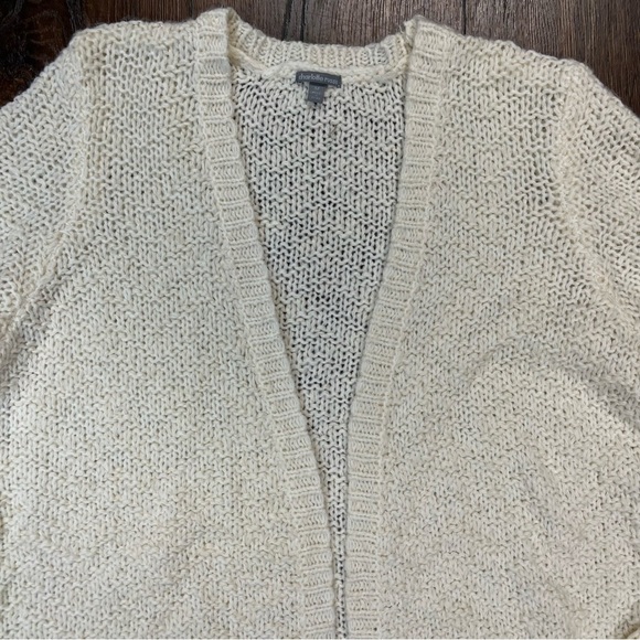 Charlotte Russe ivory open cardigan SZ MED - Picture 2 of 4